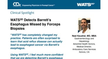 WATS<sup>3D</sup> Detects Barrett's Esophagus Missed by Forceps Biopsies